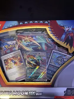 Pokemon TCG: ROARING MOON EX BOX 4 Booster Packs + 4 Foil Promo Cards SEALED NEW - Image 2