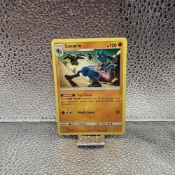 Lucario 117/236 Unified Minds Regular Finish Rare Pokemon Card NM - Image 1