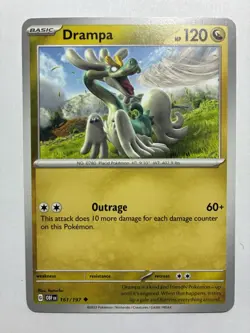 Drampa Pokemon Card Lot – Includes V and Holo Cards – NM/LP Gift Set - Image 5