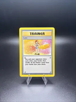 Pokemon TCG Trainer Card Lass Base 75/102 Regular Near Mint! - Image 1