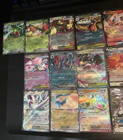 34 Card Pokemon Lot | EX, GX, V, ex, mega ex - Image 2