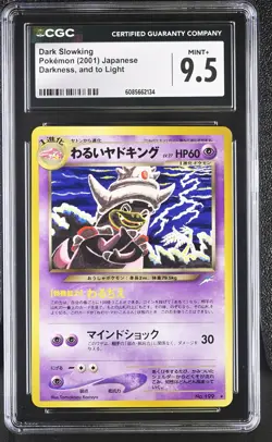 CGC 9.5 MINT+ Dark Slowking Japanese Neo Destiny 199 Pokemon Card - Image 1