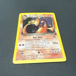 Dark Charizard 4/82 Team Rocket Set Holo Rare Pokemon Card Nintendo WOTC NM+ - Image 1