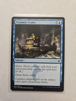 Treasure Cruise - Khans of Tarkir - LP - MTG Magic - Common - Sorcery - Image 1