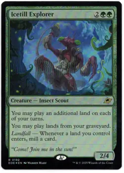 Magic the Gathering - Icetill Explorer FOIL - RARE - Edge of Eternities - Mint - Image 1