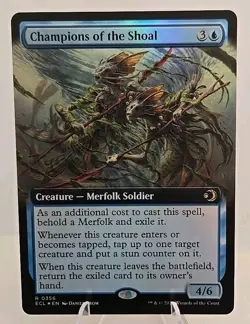 Champions of the Shoal (Extended Art) MTG Lorwyn Eclipsed Foil - Image 1