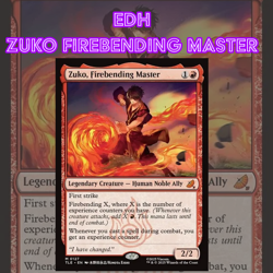 EDH - Zuko, Firebending Master, MTG Commander Deck, Bracket 2, ATLA x MTG - Image 1
