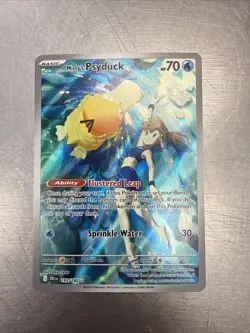 Pokemon TCG Misty's Psyduck Destined Rivals 193/182 Illustration Rare - Image 1