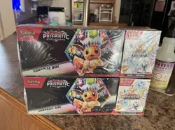 (2) Pokemon Sam's Club Prismatic Evolutions Surprise Box + Booster Bundle Lot - Image 1
