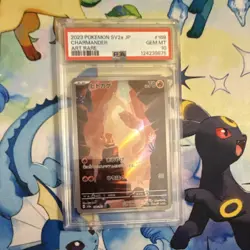 Pokemon Charmander 168/165 Sv2a Art Rare Holo Japanese PSA 10 - Image 1
