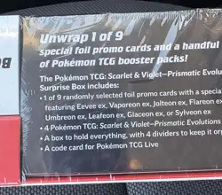 Sam’s Club Pokemon Prismatic Evolutions Surprise Box & Booster Bundle - Image 4