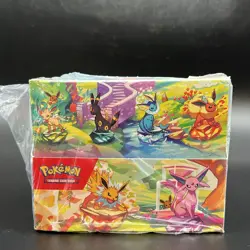 Pokemon TCG Prismatic Evolutions Mini Tin Display Sealed (8 Tins) - Image 1