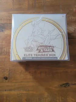 Pokemon TCG Brilliant Stars Elite Trainer Box Sealed ETB Sealed &[Plastic Case] 820650850127 - Image 1
