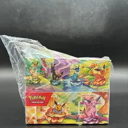 Pokemon TCG Prismatic Evolutions Mini Tin Display Sealed (8 Tins) - Image 1