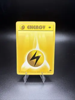 Pokemon Lightning Energy 130/132 1st Edition Gym Challenge - Image 1