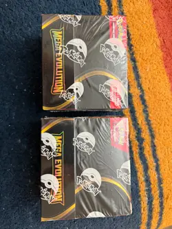 Pokemon TCG Mega Evolutions Booster Box Factory Sealed (sold as pair) - Image 1