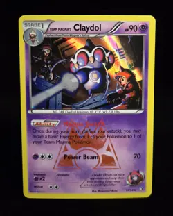 Pokemon TCG - TEAM MAGMA'S CLAYDOL - 11/34 - HOLO RARE - DOUBLE CRISIS 2015 - LP - Image 1