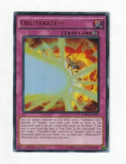 Obliterate!!! LDK2-ENY03 Ultra Rare NM Yugioh - Image 1
