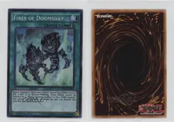 Super Rare - Fires of Doomsday 1st Ed. YuGiOh Destiny Soldiers #DESO-EN043 - Image 3
