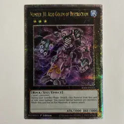 Number 30: Acid Golem Of Destruction - Quarter Century Secret RA04-EN165 YuGiOh - Image 1