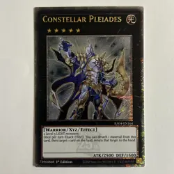 Yugioh Constellar Pleiades RA04-EN164 Quarter Century Secret Rare 1st Edition NM - Image 1