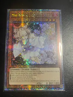 Konami Yu-Gi-Oh! Ash Blossom & Joyous Spring Quarter Century Secret Rare RA01-E… - Image 2