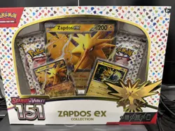 151 Zapdos Ex Collection Box Pokemon TCG Scarlet & Violet New Sealed - Image 1