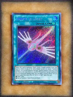 Yugioh Arrive in Light DAMA-EN050 Secret Rare 1st Ed NM - Image 1