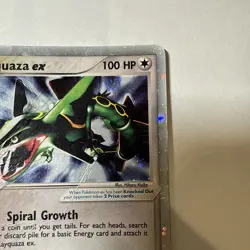 2003 Pokemon Rayquaza ex 97/97 EX Dragon Ultra Rare Holo w/ Swirl - Image 5