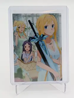 Asuna Yuuki, Sword Art Online RARE Tri-Fold Waifu Card Goddess Story Doujin - Image 5