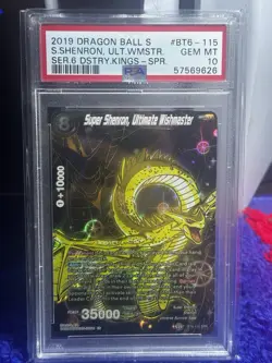 2019 Dragon Ball Super Shenron Ultimate Wishes PSA 10 Card - Image 1