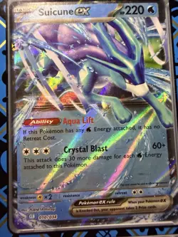 Pokemon TCG 2024 Suicune EX Lugia EX Ho-Oh EX Holo 3 Card Lot - Image 3