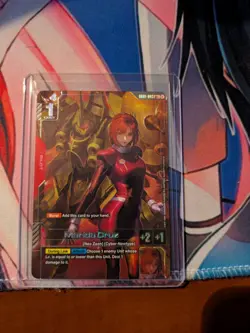 Marida Cruz GD01-093 R+ Alt Art Foil GUNDAM NEWTYPE RISING TCG CARD NM ENGLISH - Image 1
