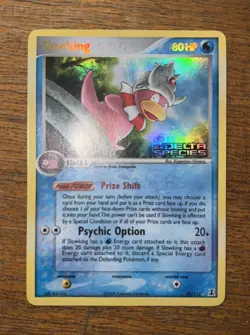 Slowking Reverse Holo Rare Stamped Pokemon Card ex Delta Species 28/113 LP+ - Image 2