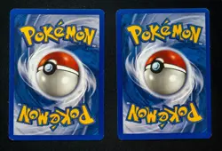 Pokemon 2 Card Lot Vintage Fossil - Weezing, Zubat MP - Image 2