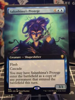 MTG Sakashima's Protege (Extended Art) Commander Legends NM CARD - Image 1
