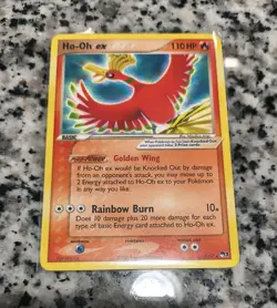 Ho-Oh ex POP Series 3 Promo 17/17 Non-Holo Rare Pokemon Card - LP/MP check image - Image 1