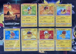 Ash's Pikachu Set 2017 Promo Card Pokemon 'I Choose You' Movie SM108-114 - Image 1