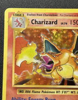 Charizard 11/108 Holo Rare XY Evolutions Pokemon TCG LP (Printer Line Error) - Image 2