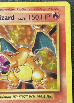 Charizard 11/108 Holo Rare XY Evolutions Pokemon TCG LP (Printer Line Error) - Image 3