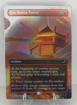 MTG Fire Nation Turret (Borderless) - Avatar: The Last Airbender Foil Rare - Image 1