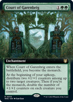 Court of Garenbrig (Extended Art) [Wilds of Eldraine Commander] Near Mint - Image 1