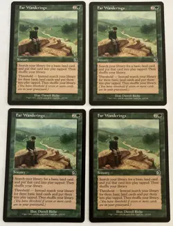 Far Wanderings X4 Torment LP MtG Magic the Gathering - Image 1