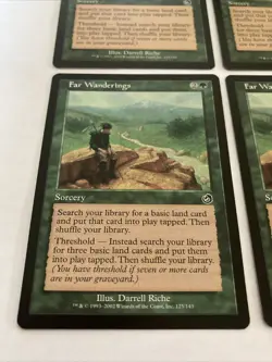 Far Wanderings X4 Torment LP MtG Magic the Gathering - Image 2