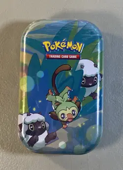 Pokemon TCG - Galar Pals Mini Tin - Grookey & Wooloo Art - Sealed 820650807077 - Image 1