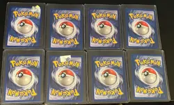 26- Pokemon Base set Lot Charmander Meowth Squirtle Mr Mime Nice Condition - Image 2