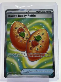 BUDDY-BUDDY POFFIN 2023 POKEMON MEGA EVOLUTION ULTRA RARE A 167/132 Q4059 - Image 1