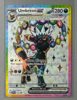 Pokemon Prismatic Evolutions Umbreon ex 176 SVP176 Figure Collection Promo 1 - Image 1