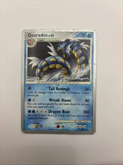 Pokemon Gyarados - 19/100 - Mychael Bryan Signed- WCS 2010 World Champion HP - Image 1