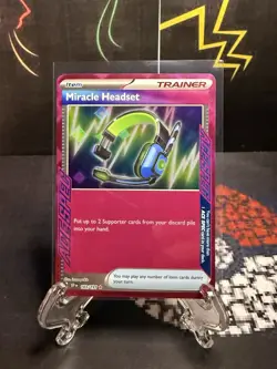 Pokemon Miracle Headset 183/191 Surging Sparks Ace Spec Holo - Image 1